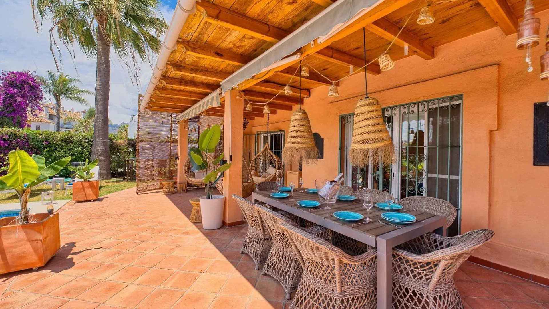 1109 * Panorama Sea View Family Villa Roof Terrace- Annex Marbella Spagna